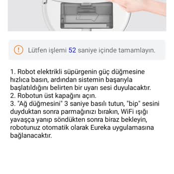 Fakir Robot Süpürge Wi-Fi Kartında Sorun Var