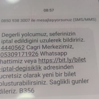 Kamil Koç Bilet Para İadesi
