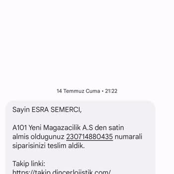 Dinçer Lojistik Kargo İadesinin Bir Türlü Yapılamaması