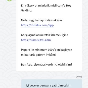 İkimisli Ödeme Yapmıyor Oyalayıp Sonrada Bakiye Siliyor Kandırılmayın