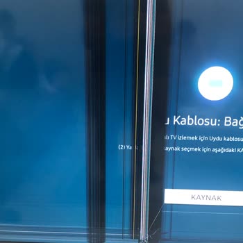 Media Markt'ten Aldığım Samsung LED TV'nin Kırılmasıyla İlgili Sorun