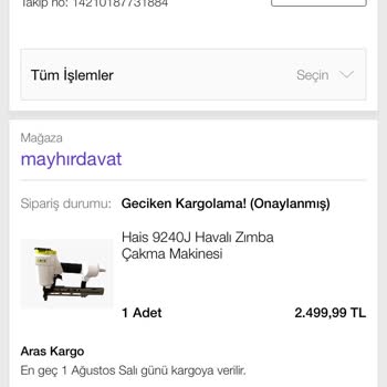 N11 Ürün Aldım Fakat Ürün Gönderilmiyor