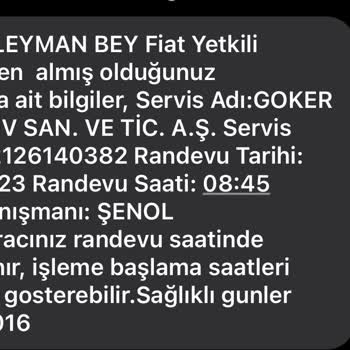 Göker Otomotiv (İstanbul) İstanbul Fiat Şikayeti