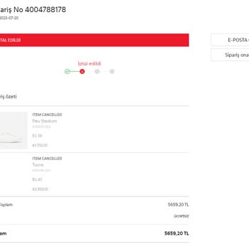 Camper Online Alışveriş Problemi