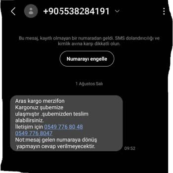 Merzifon Aras Kargo Dağıtım Sorunu