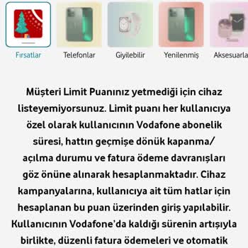 Vodafone Faturaya Ek Cihaz Çıkmıyor