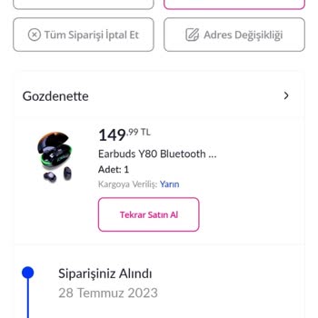 Pazarama Satın Alındığı Halde Bir Türlü Kargolanmayan Ürün