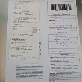 A-101 Den Alınan Ürün Teslim Edilmedi