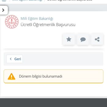 E-Devlet (Turkiye.gov.tr) Ücretli Öğretmenlik Dönem Bilgisi