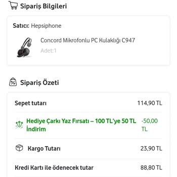 Vodafone Hediye Çarkı Ve Yalan Beyan