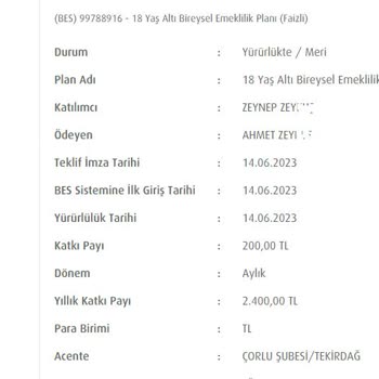 Türkiye Hayat Emeklilik Sözleşme Cayma Hakkımı Kullandırmıyor