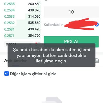 Mexc Risk Kontrolü Adı Altında Kısıtlama