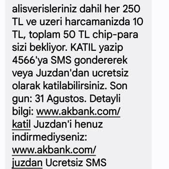 Akbank 10 TL Kampanyası