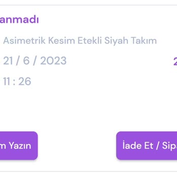 Aras Kargo Habersiz İade Yapılması!