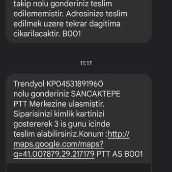 PTT Kargo Kargom Teslim Edilmedi