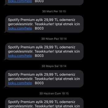 Spotify Spoty Üyelik İptal Edilmesine Rağmen Ücret Yansımaya Devam Etmesi