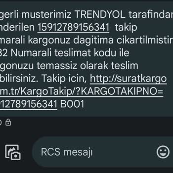 Trendyol Firması Tarafından Adıma Alakasız Bir Adrese Ürün Sevki
