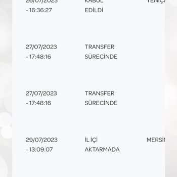 PTT Kargo Dağıtım Mersin Bahçelievler Posta Dağıtım