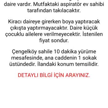 Sahibinden Kiralik Dairelerde Olan Açıklamalar