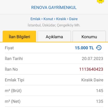Sahibinden Kiralik Dairelerde Olan Açıklamalar