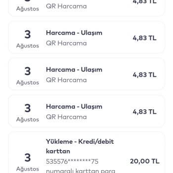 Belbim (İstanbulkart) QR Kodu İle 3 Kere Para Kesim Yapıldı