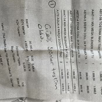 Korkmaz Mutfak Eşyaları Blender Çalışmama Sorunu Ve Ücret İstenmesi