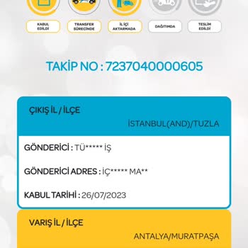 PTT Kargo Kargomu Teslim Etmiyor