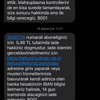 TurkNet Modemini İade Ettiğim Halde Bana Modem Ücreti Çıkarması!