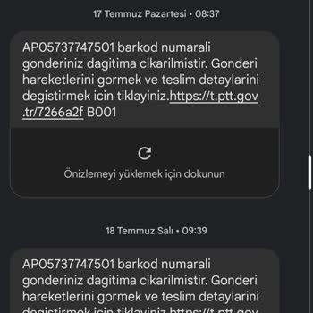 PTT Kargo Kargoma 1 Aydır Ulaşamıyorum Telefonlarım Açılmıyor