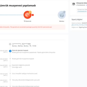 İGA İstanbul Havalimanı Aliexpress Üzerinden Aldığım Ürünlerim Gümrükte El Konulması