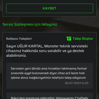Monster SSD Bozup Para Talep Ediyor