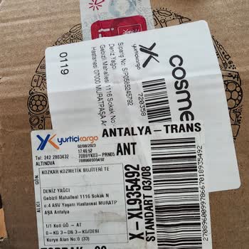 Cosmetica Eksik Ürün Gönderdi.