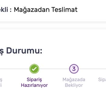 Gratis Mağazaya Teslim Kargom Uzun Süredir Hazırlanıyor Aşamasında.
