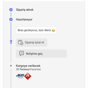 Hepsiburada Ürünüm Kargoya Verilmiyor