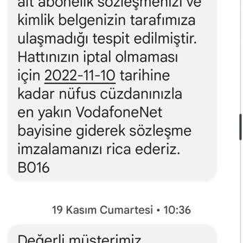 Vodafone Net Beni Mağdur Etti.