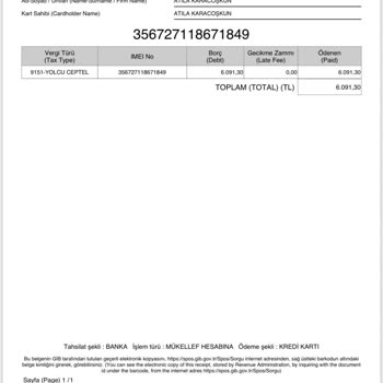 BTK (Bilgi Teknolojileri ve İletişim Kurumu) Telefon Harcı Yatırdığım Halde Yasal Uyarı Mesajı Aldım