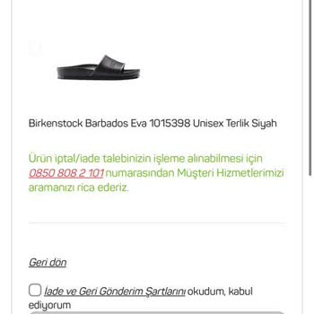 A101 İnternet Alışverişi Mağduru