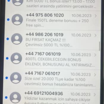 Vodafone Bahis Siteleri Mesajı Ve Aramaları