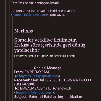 Lenovo Bilgisayar Lenovo Teknik Destek