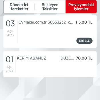 CV Maker Haksız Ücret