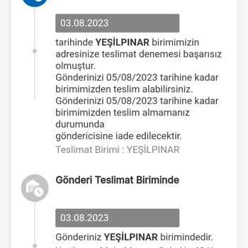 MNG Kargo Kargonun Teslim Edilmemesi