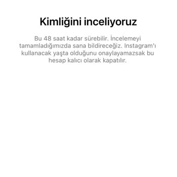 Instagram Kimlik Kontrolü Sorunu