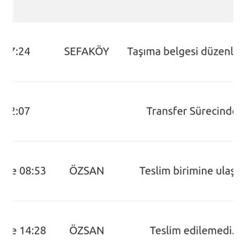 Yurtiçi Kargo Kargo Şubeden Al Sorunu