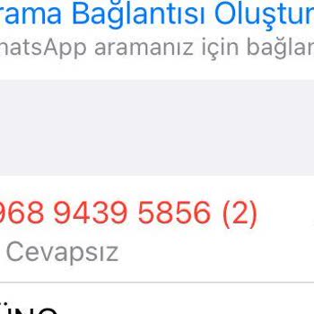 WhatsApp Yurt Dışından Bilinmeyen Numaraların Araması
