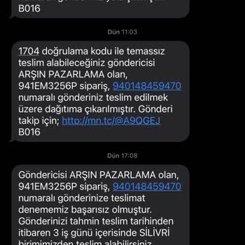 MNG Silivri Kargo Teslimatı Yapmıyor