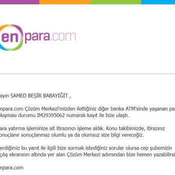 Enpara Para Sıkışma Sorunu