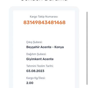 Sürat Kargo Asla Ulaşmayan Kargo