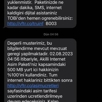 Vodafone Haksız Ücret Alıyor