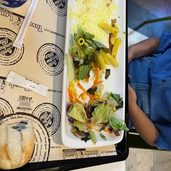 Tavuk Land Bozulmuş Salata Ve İşletmenin Bunu Kabullenmesi