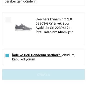 A101 Elimde Olan Ürün İçin Kargo İade Kodu Verilmiyor